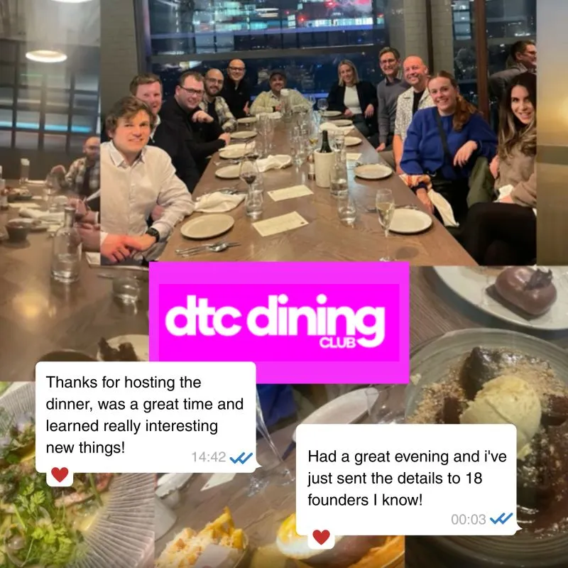 DTC Dinner with SALESmanago
